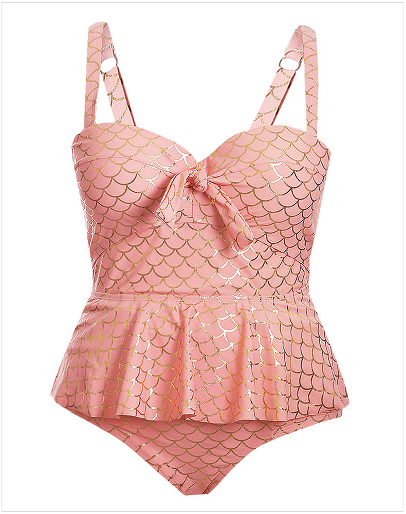 Sea Shell Plus Size Tankini : Pink - Fiesta Resortwear 