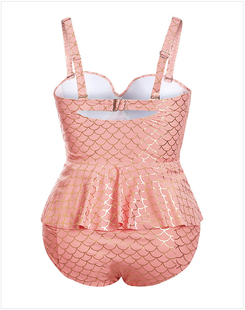 Sea Shell Plus Size Tankini : Pink - Fiesta Resortwear 