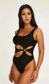 Round About Swimsuit: Black - Fiesta Resortwear