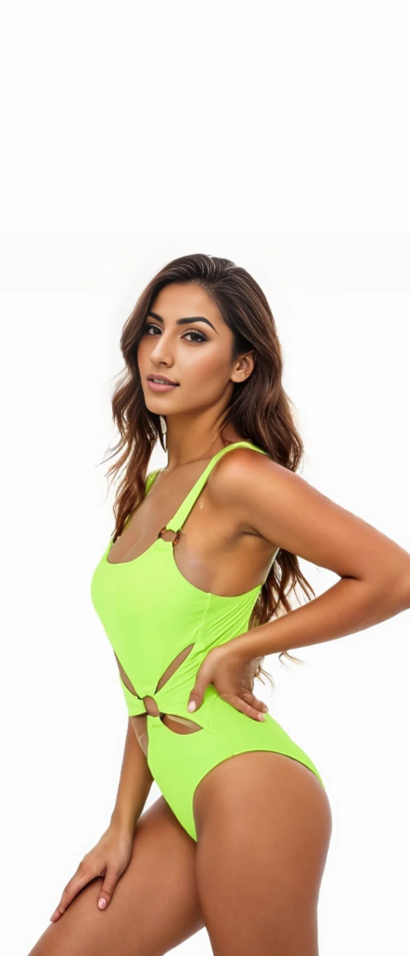 Round About Swimsuit: Neon - Fiesta Resortwear