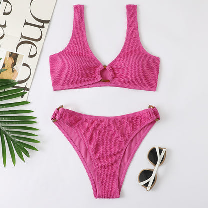 Ring Love Bikini: Pink - Fiesta Resortwear 