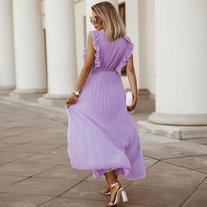 Celine Dress: Purple - Fiesta Resortwear 