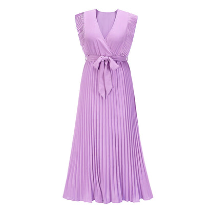 Celine Dress: Purple - Fiesta Resortwear 