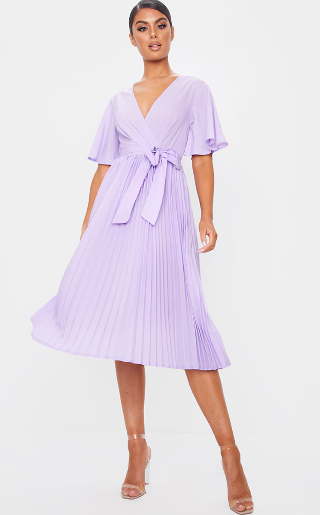 Phoebe Dress: Purple