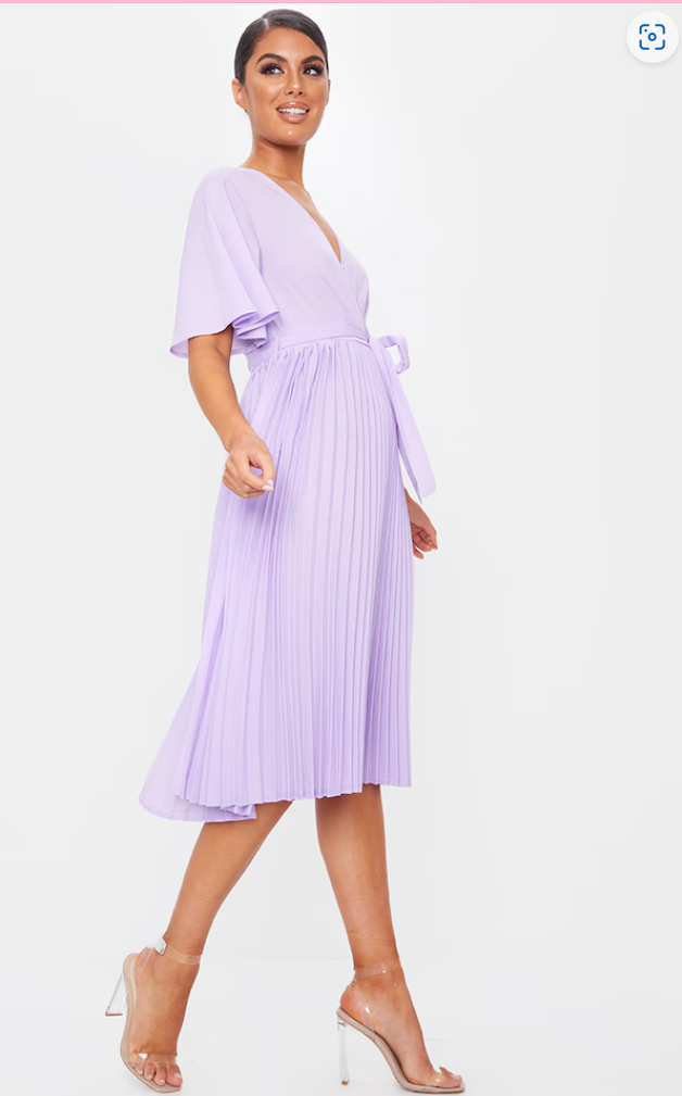 Phoebe Dress: Purple