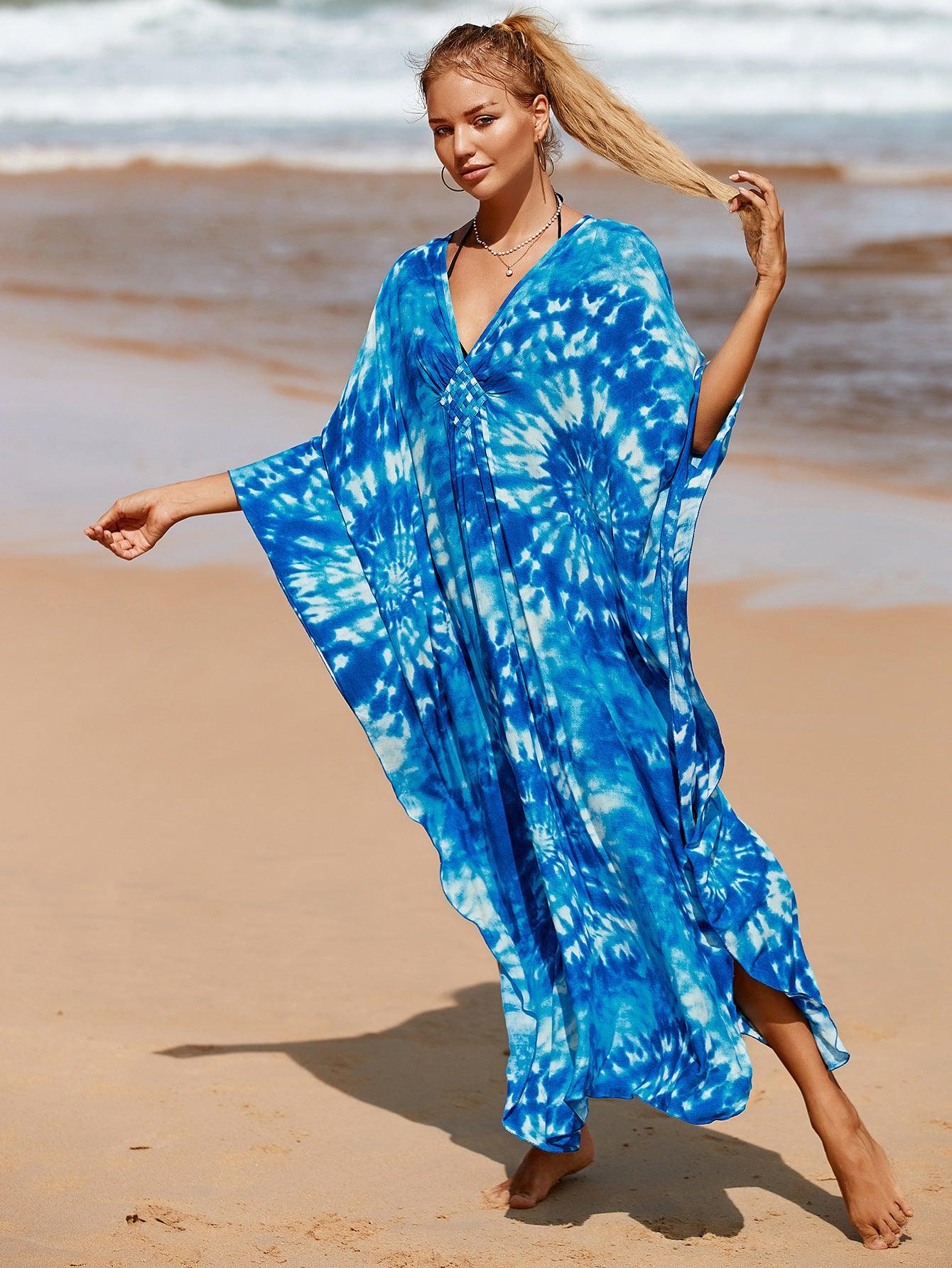 Beach Cover Up: Tie - Dye - Fiesta Resortwear