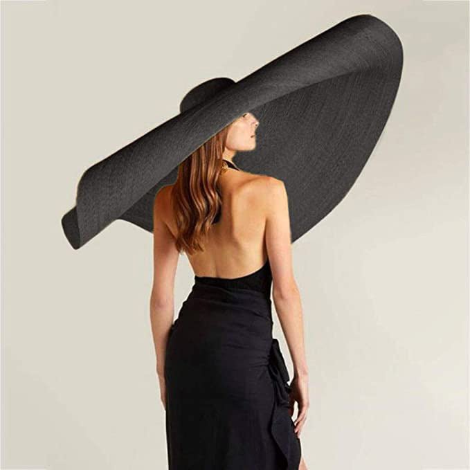 Beemer Straw Hat - 90 Cms - Black - Fiesta Resortwear