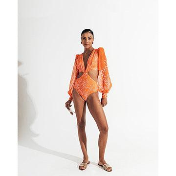 Drew Monokini: Orange - Fiesta Resortwear 