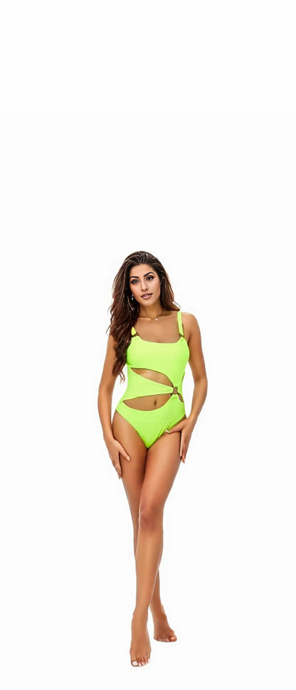 Round About Swimsuit: Neon - Fiesta Resortwear