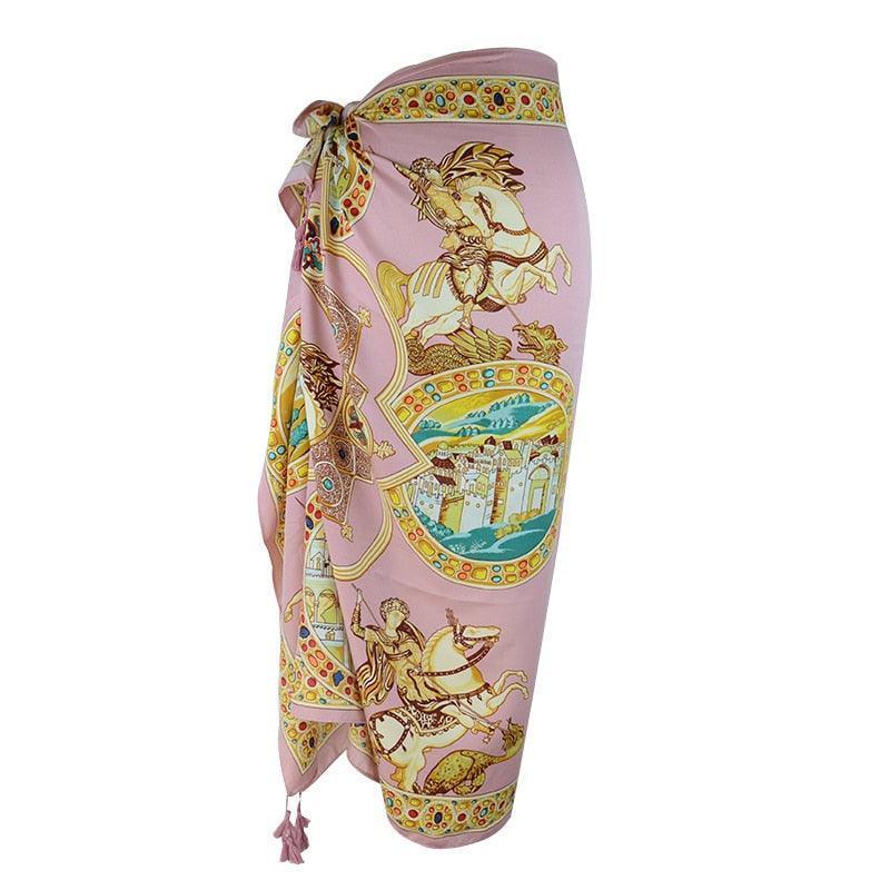 Pink Cover Up Sarong - Fiesta Resortwear 