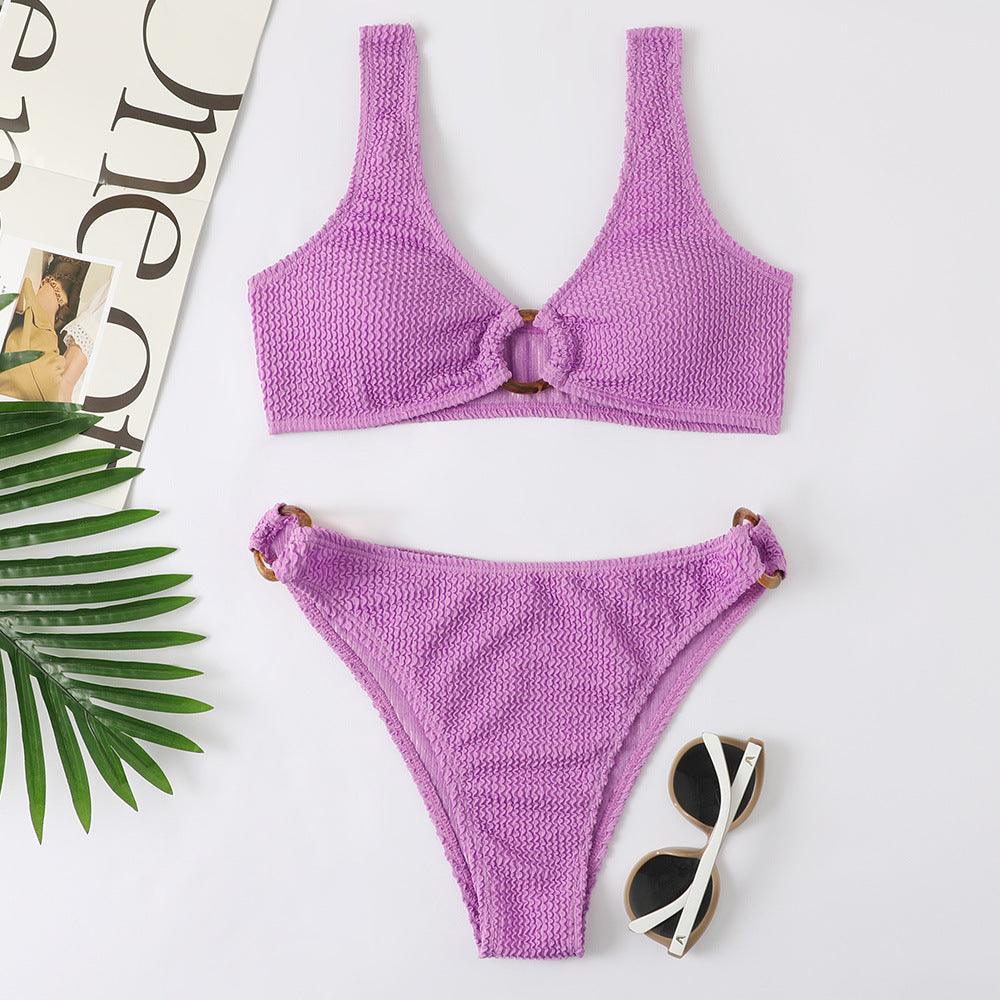 Ring Love Bikini: Purple - Fiesta Resortwear 