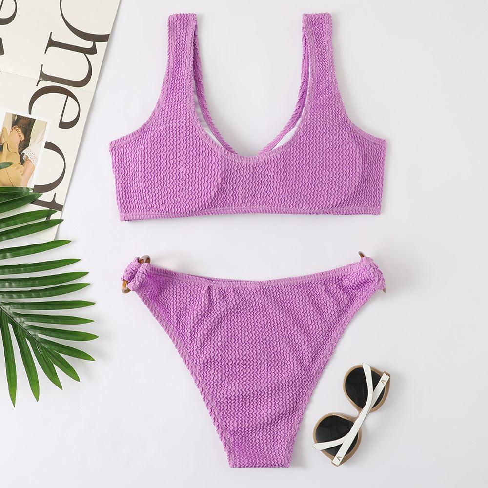 Ring Love Bikini: Purple - Fiesta Resortwear 