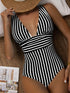 Stripey Swimsuit - Fiesta Resortwear 