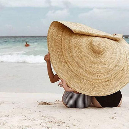 Beemer Straw Hat - 90 Cms -Beige - Fiesta Resortwear 